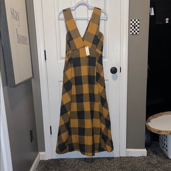 NWT ANTHROPOLOGIE Gingham Maxi Dress - Picture 7 of 14